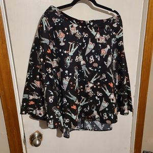 Hell Bunny Zombie Diner Skirt size 2X NWOT